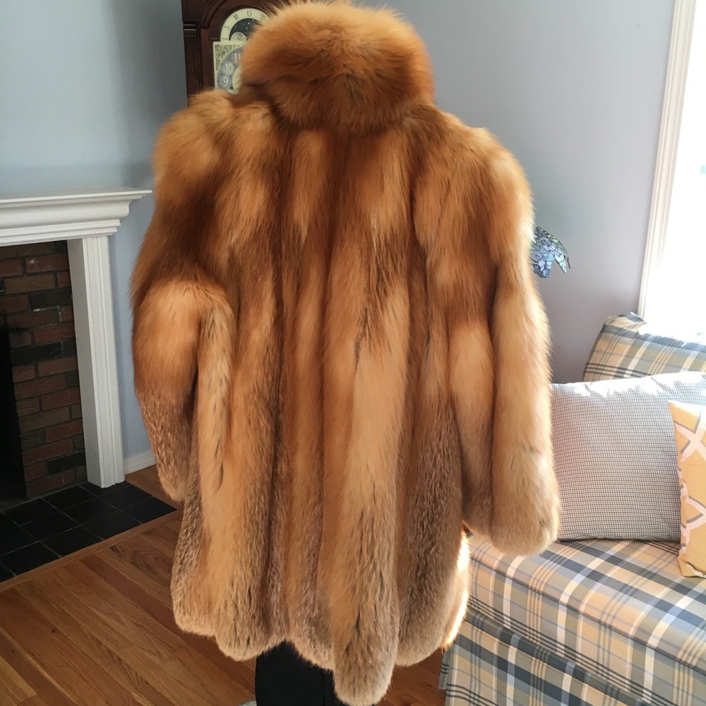 Authentic Fox Fur Coat Alexandor Furs Montreal - Picture 2 of 6